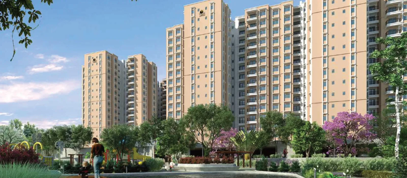 Prestige Kollur towers with play area